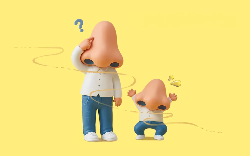 鼻からうろこなこどもの嗅覚